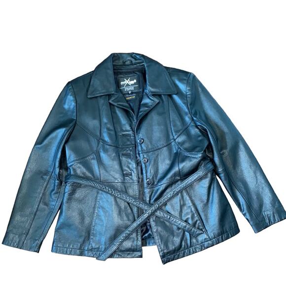 Wilson Leather Maxima Thinsulate Ultra Insulation Leather Jacket Large Black - Picture 4 of 11